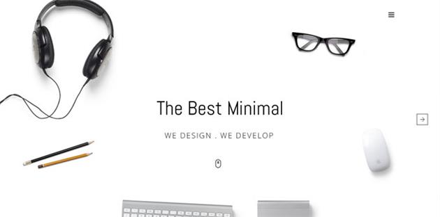 طراحی سایت به سبک مینیمال